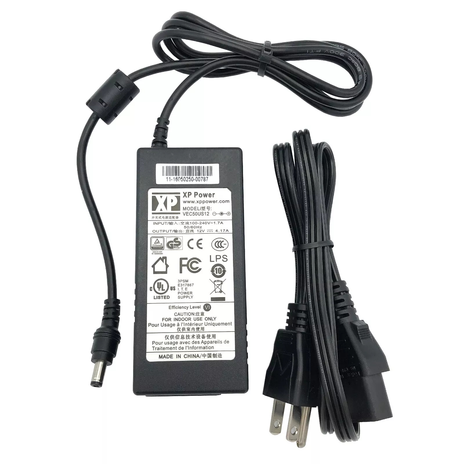 *Brand NEW*Genuine XP Power VEC50US12 12V 4.17A 50W AC/DC Adapter Power Supply